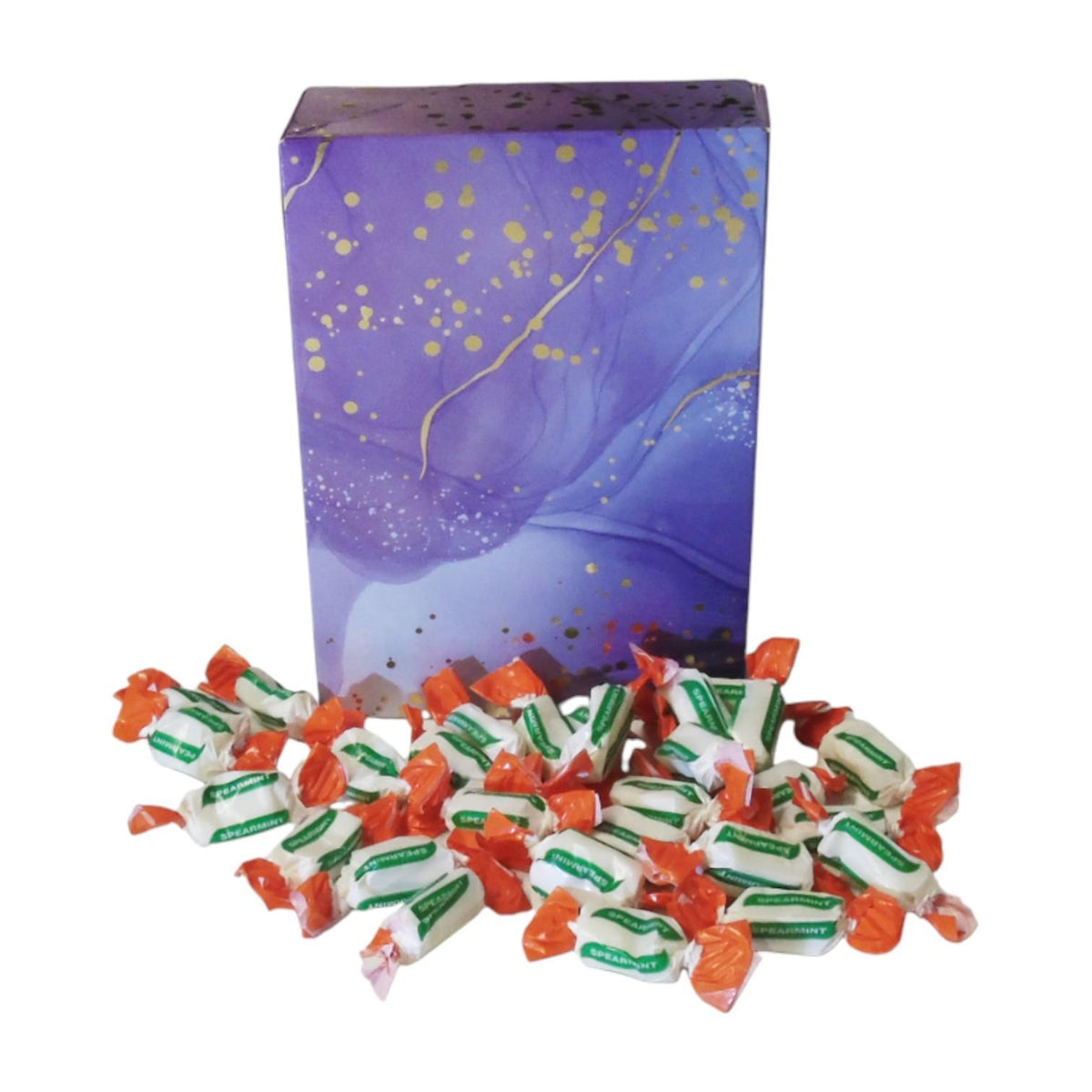 350g Rectangular Box of Sugar Free Spearmint Chews
