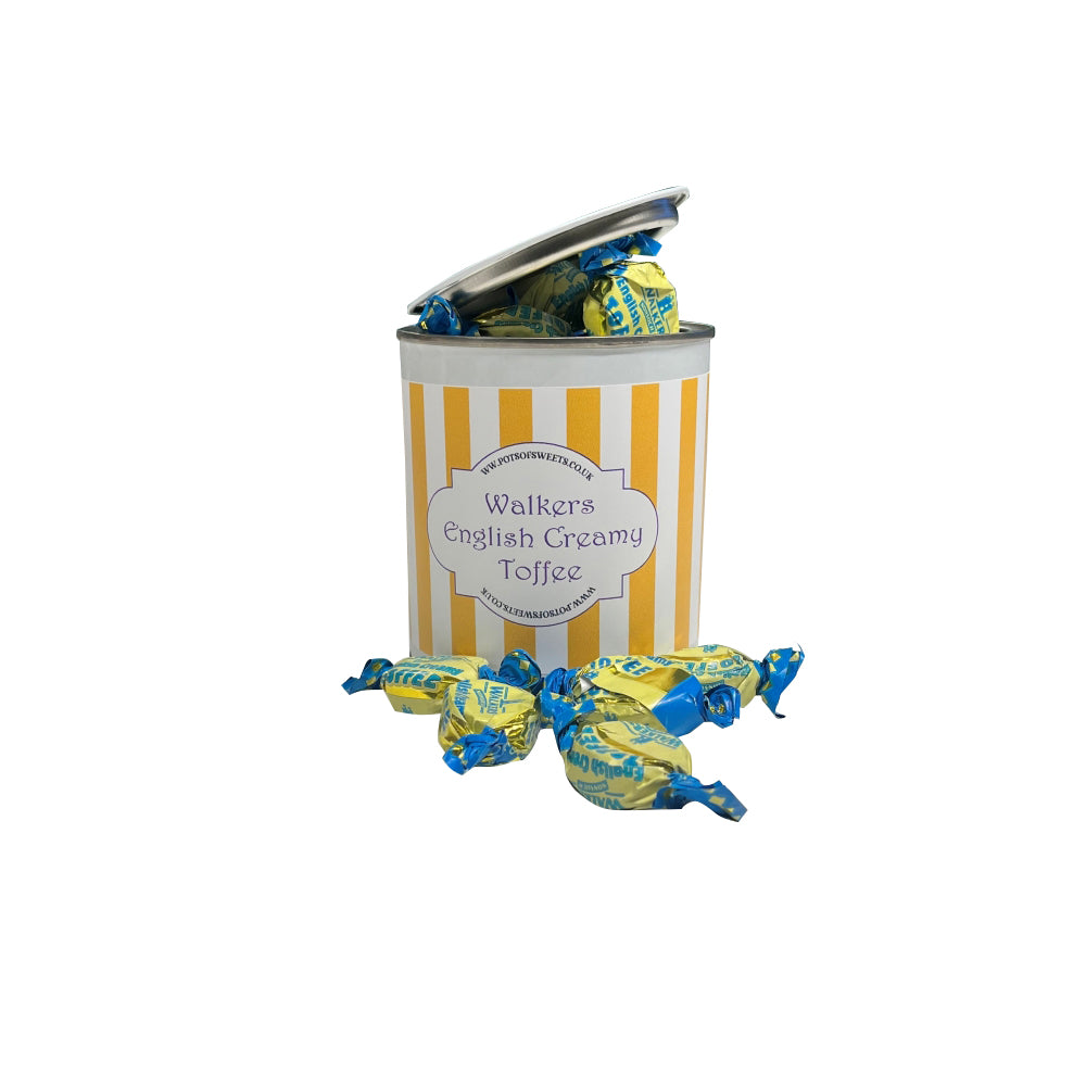 250g Paint Pot Tin English Creamy Toffees