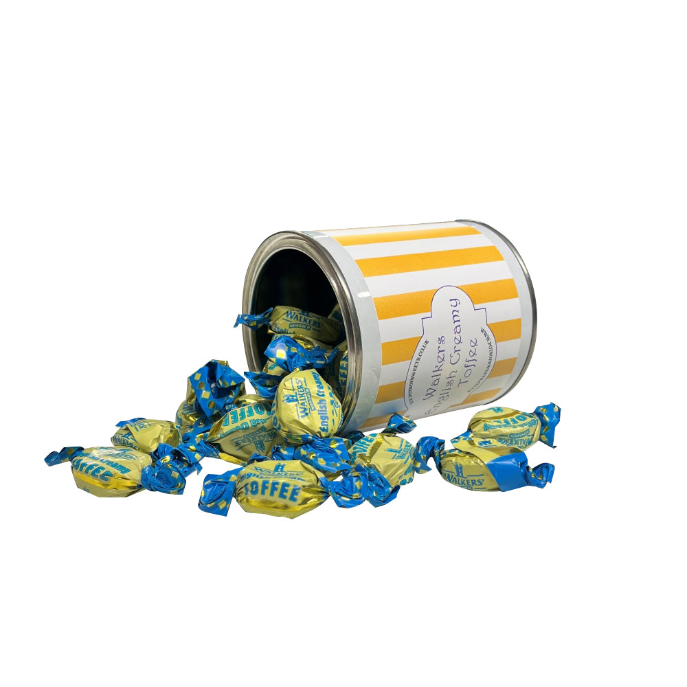 250g Paint Pot Tin English Creamy Toffees