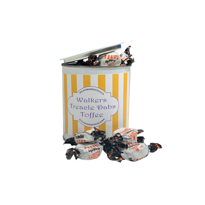 250g Paint Pot Tin of Walkers Treacle Dabs Toffees