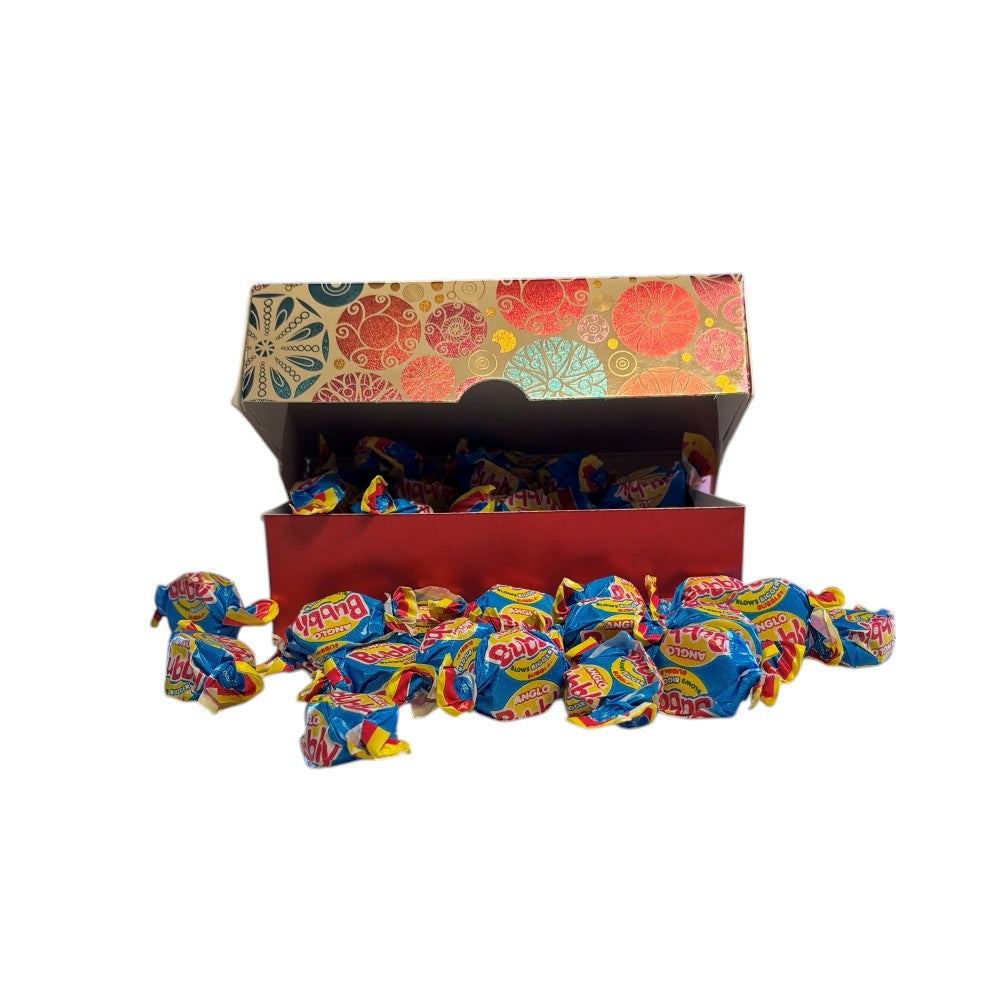 250g Rectangular Box Pattern of Anglo Bubble Bubblegum