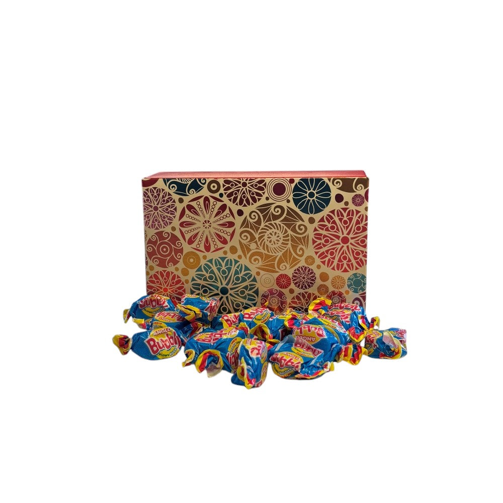 250g Rectangular Box Pattern of Anglo Bubble Bubblegum