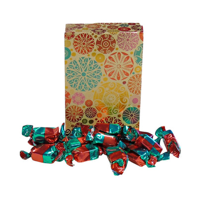 250g Rectangular Patterned Box of Buchanan Chocolate Italian Creams