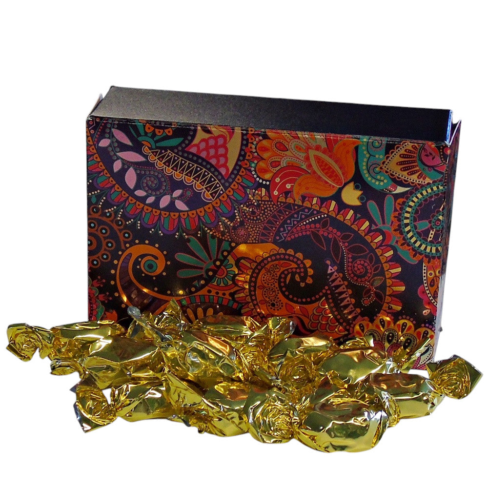 250g Rectangular Patterned Box of Buchanan Butterscotch