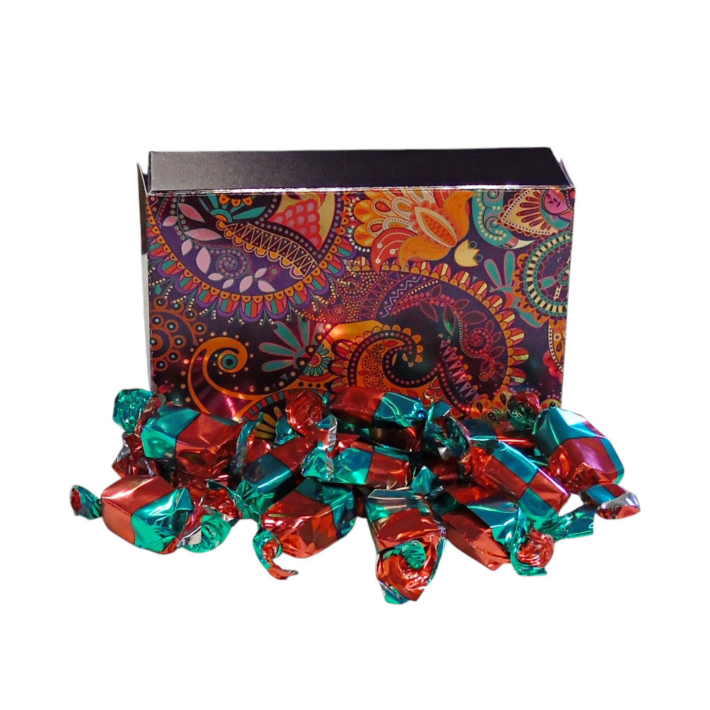 250g Rectangular Patterned Box of Buchanan Chocolate Italian Creams