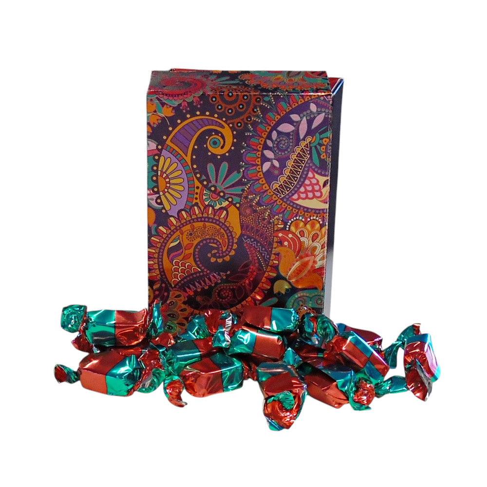 250g Rectangular Patterned Box of Buchanan Chocolate Italian Creams