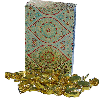 250g Rectangular Patterned Box of Buchanan Butterscotch