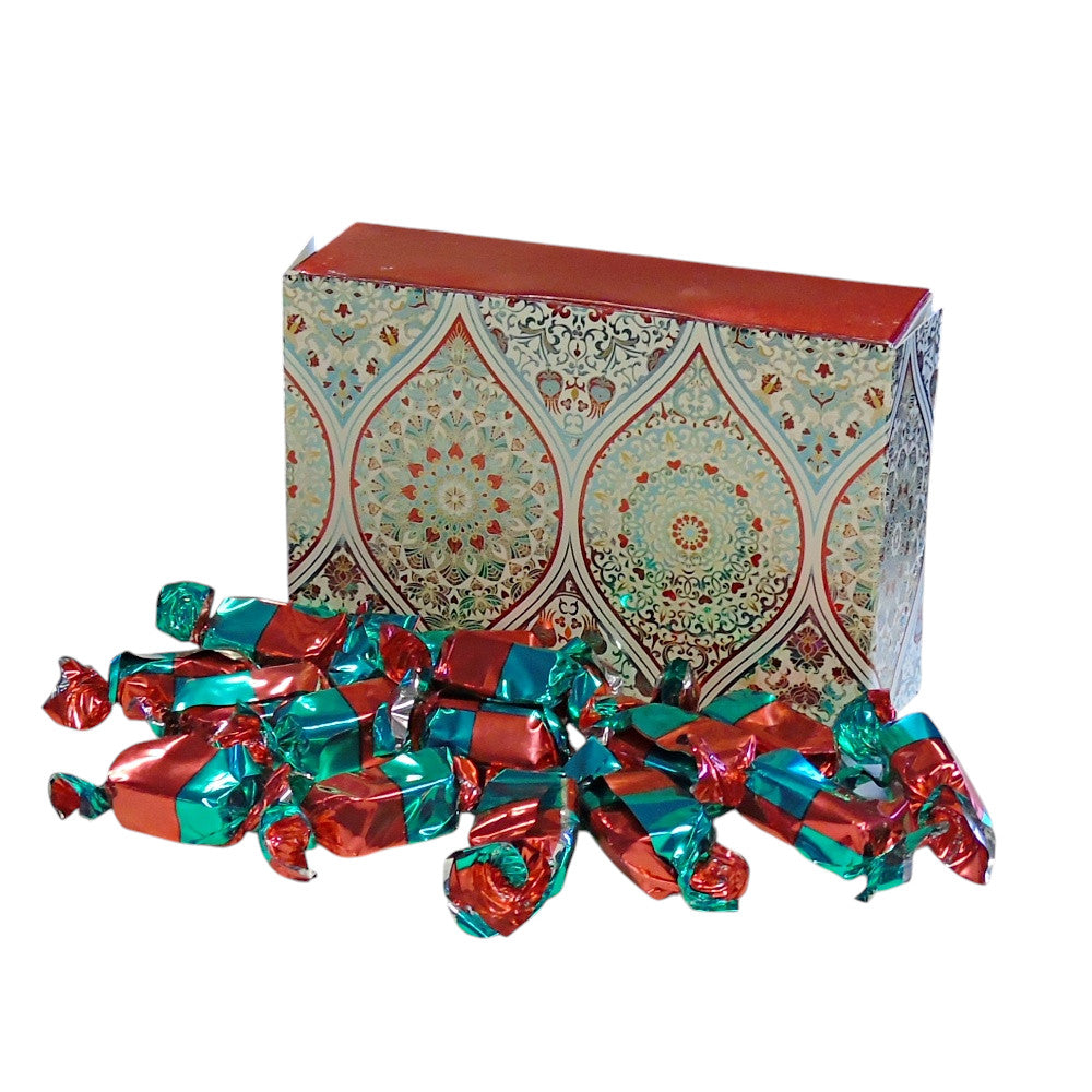 250g Rectangular Patterned Box of Buchanan Chocolate Italian Creams
