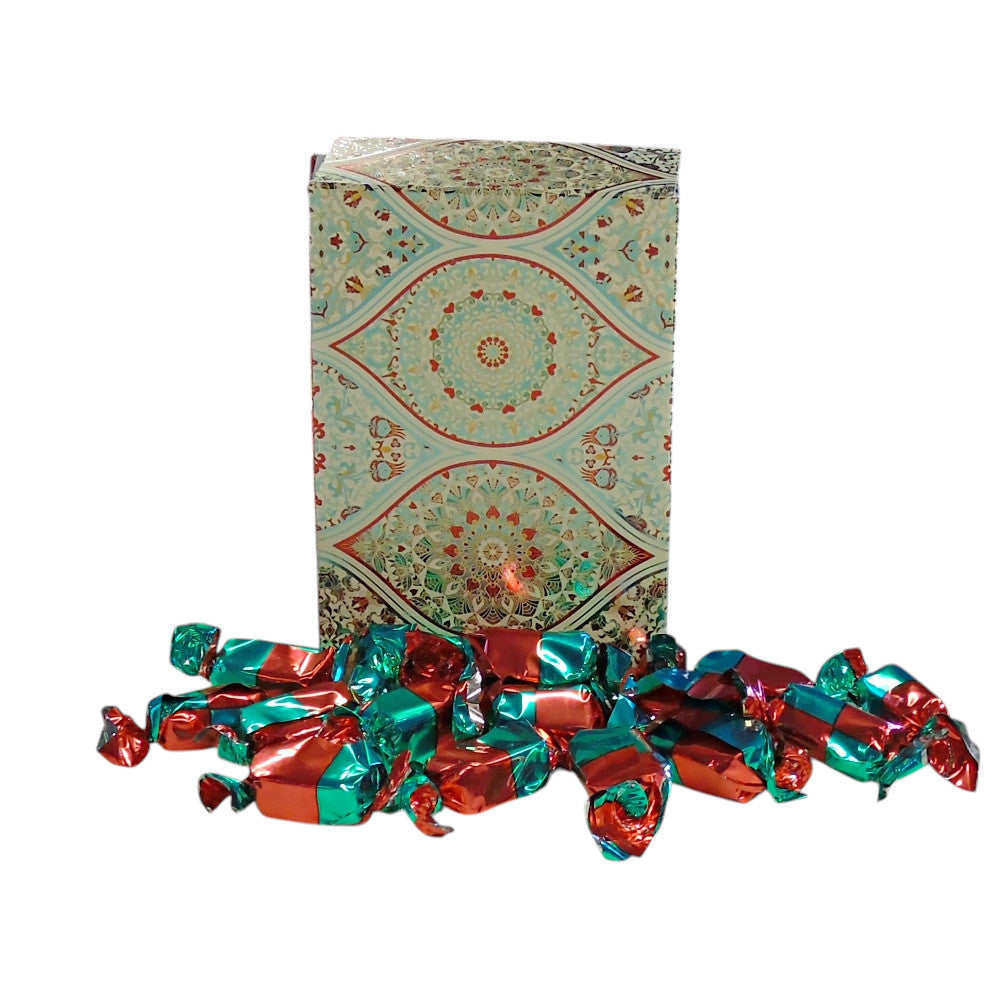 250g Rectangular Patterned Box of Buchanan Chocolate Italian Creams