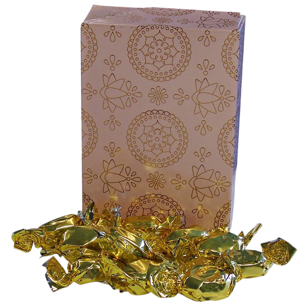 250g Rectangular Patterned Box of Buchanan Butterscotch