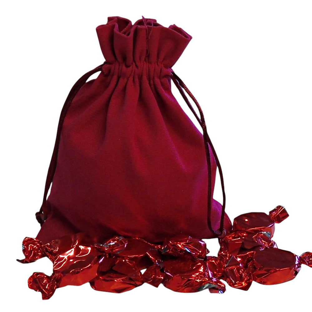 250g Cotton Bag of Buchanan Raspberry Caramel Toffee