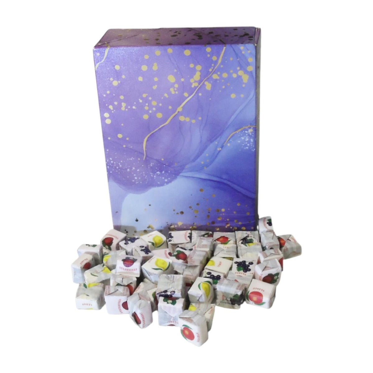 350g Rectangular Box of Fruity Chews Fruit Caramels