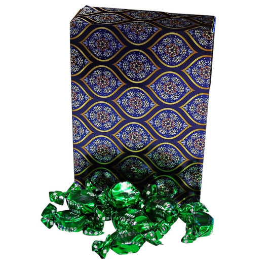 350g Rectangular Box of Walkers Mint Toffee