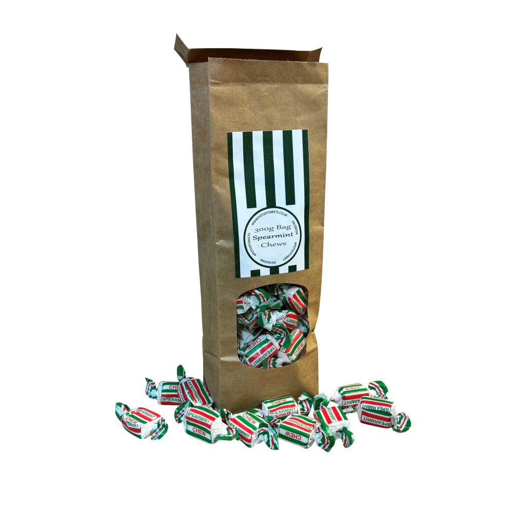 300g Bag of Spearmint Chews Mint Chews