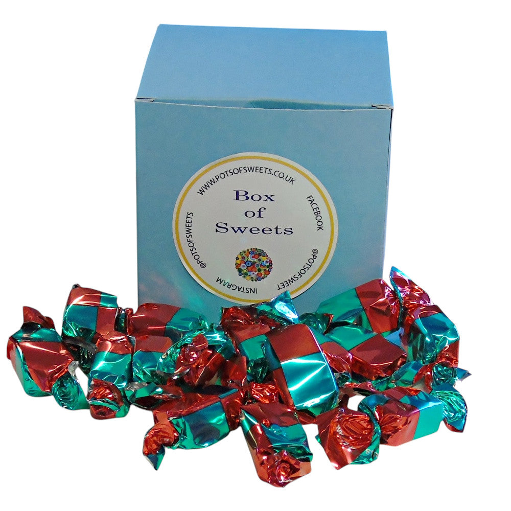 300g Square Coloured Box of Buchanan Chocolate Italian Creams