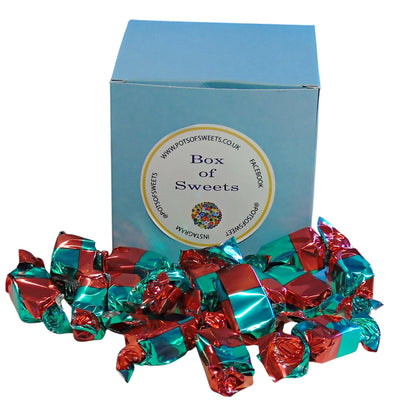 300g Square Coloured Box of Buchanan Chocolate Italian Creams