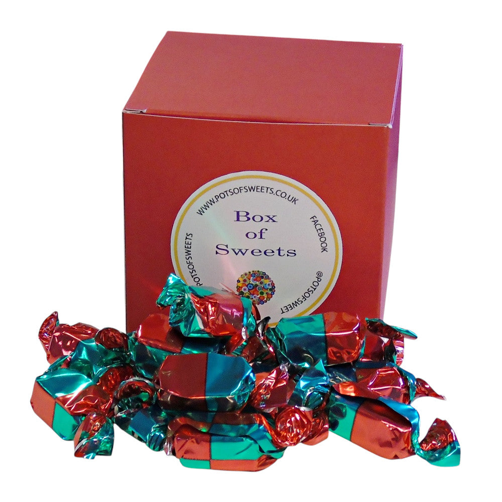 300g Square Coloured Box of Buchanan Chocolate Italian Creams