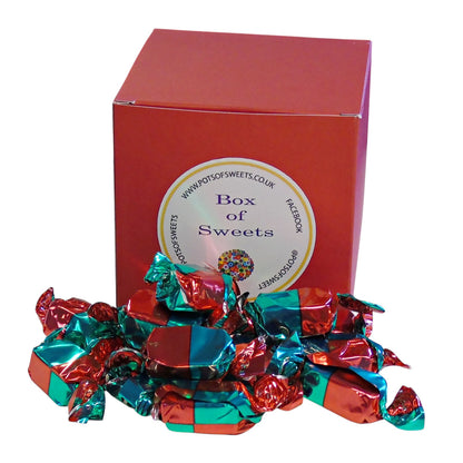 300g Square Coloured Box of Buchanan Chocolate Italian Creams