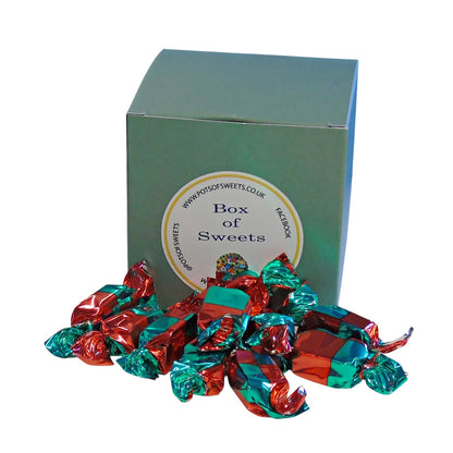 300g Square Coloured Box of Buchanan Chocolate Italian Creams