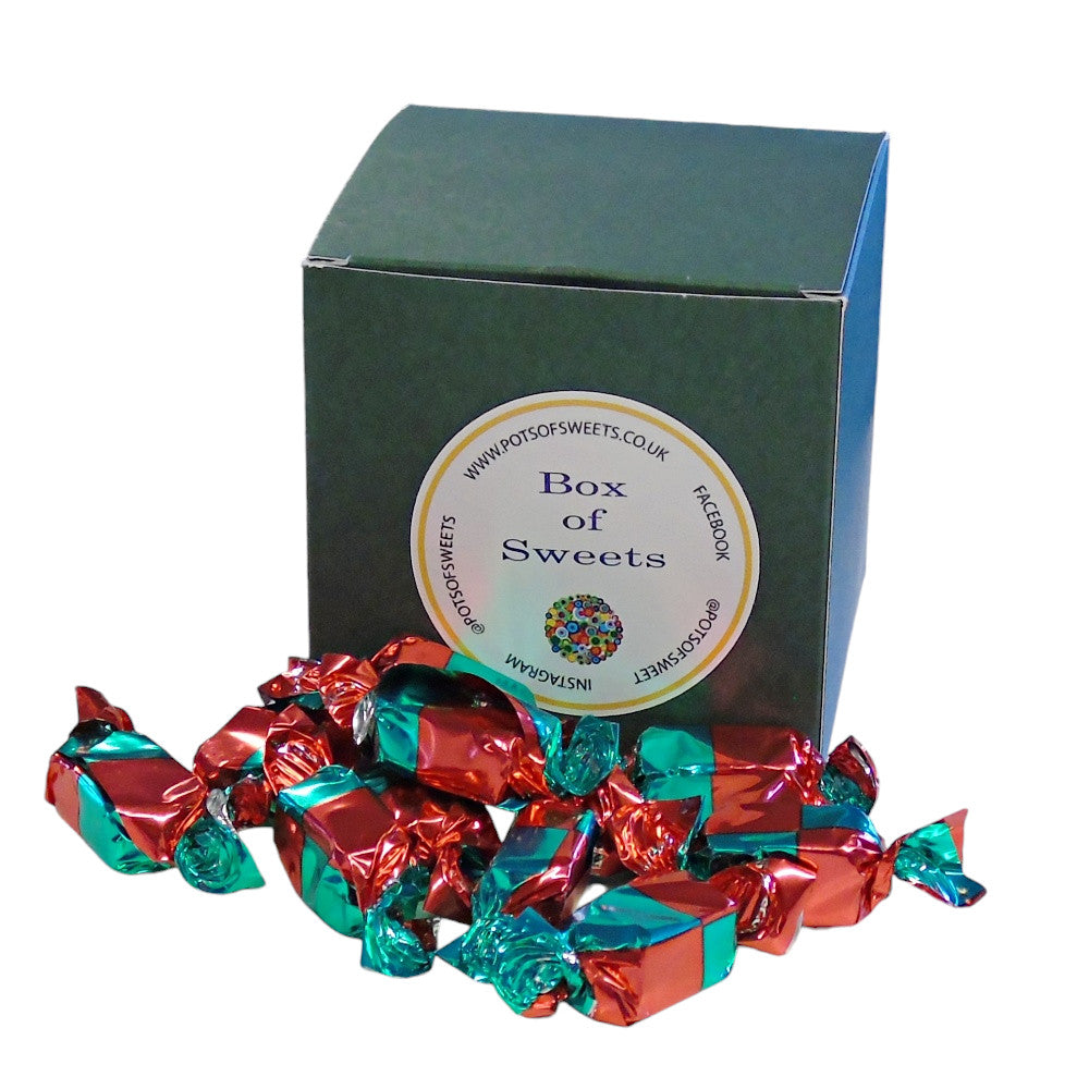 300g Square Coloured Box of Buchanan Chocolate Italian Creams