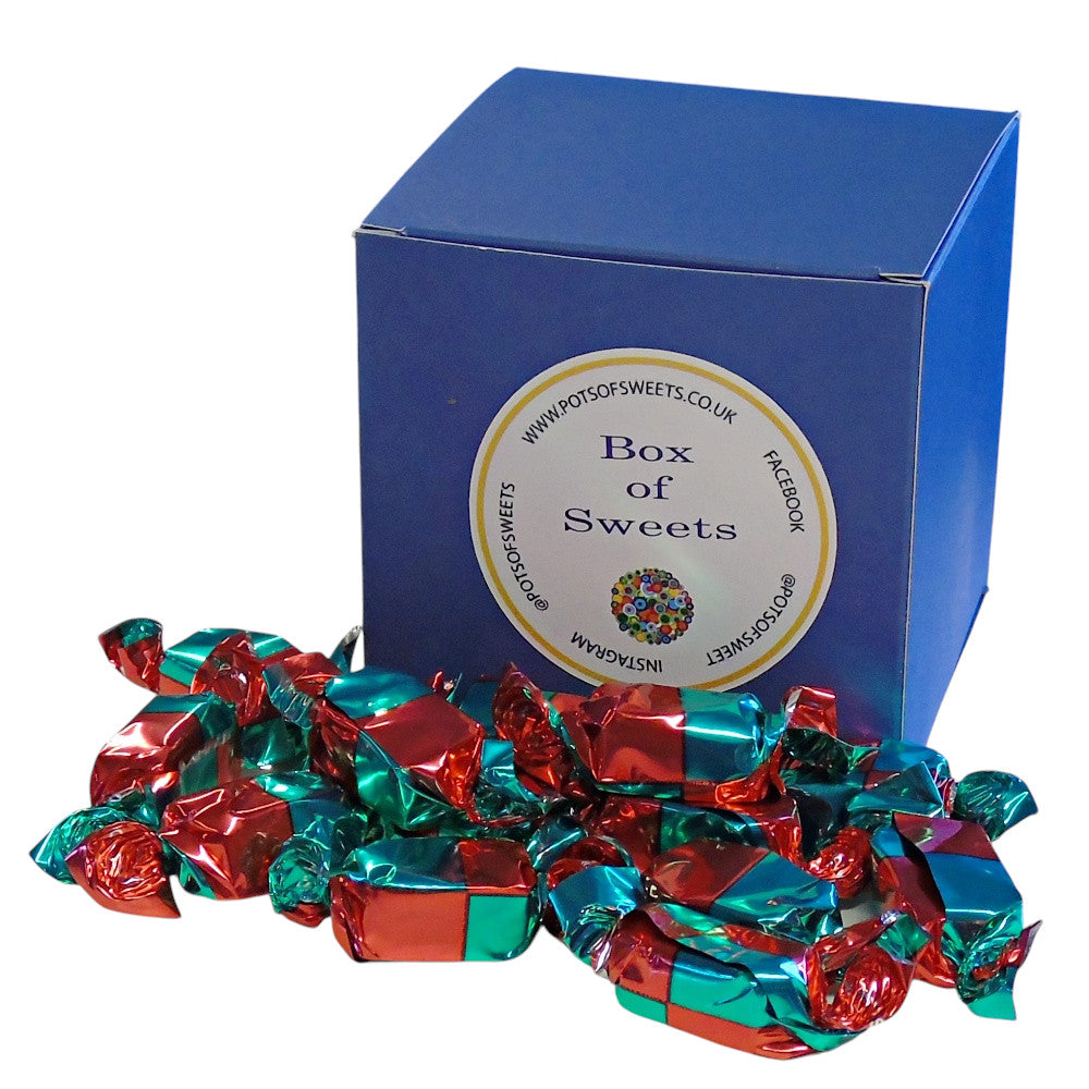 300g Square Coloured Box of Buchanan Chocolate Italian Creams