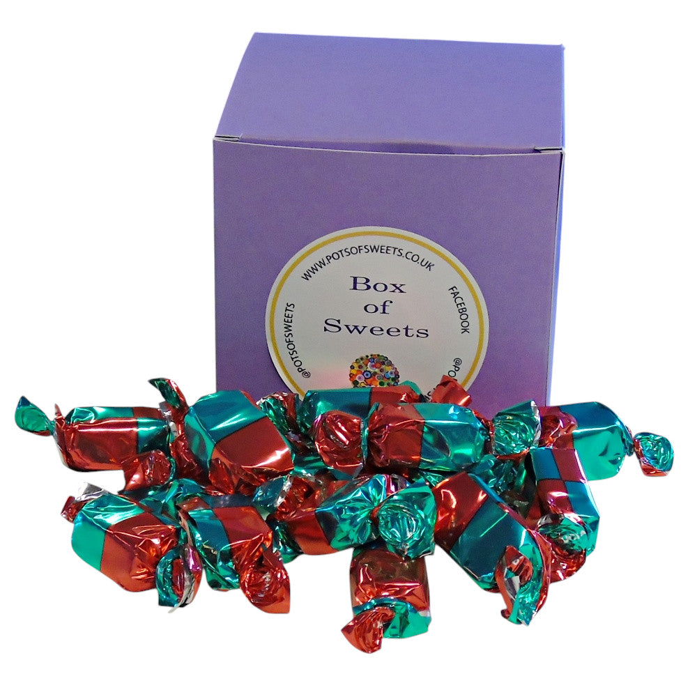 300g Square Coloured Box of Buchanan Chocolate Italian Creams