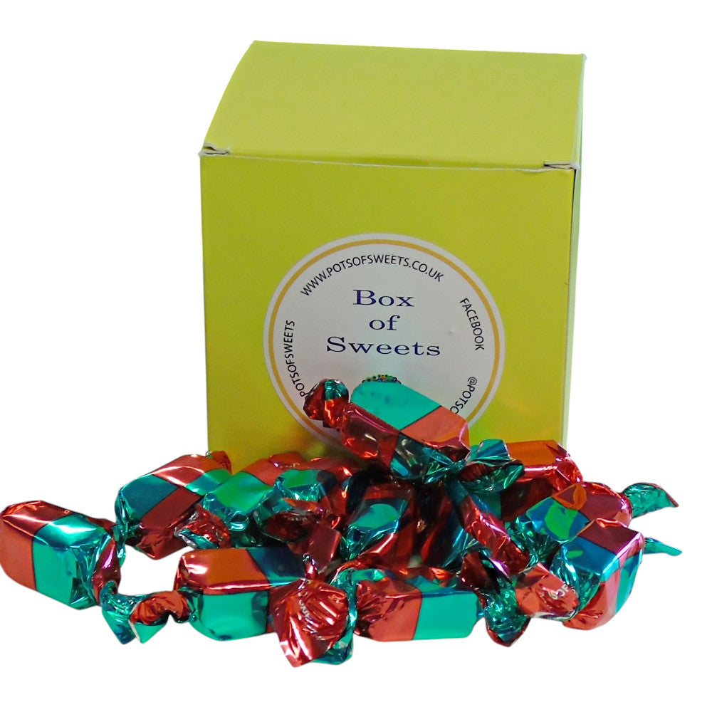 300g Square Coloured Box of Buchanan Chocolate Italian Creams