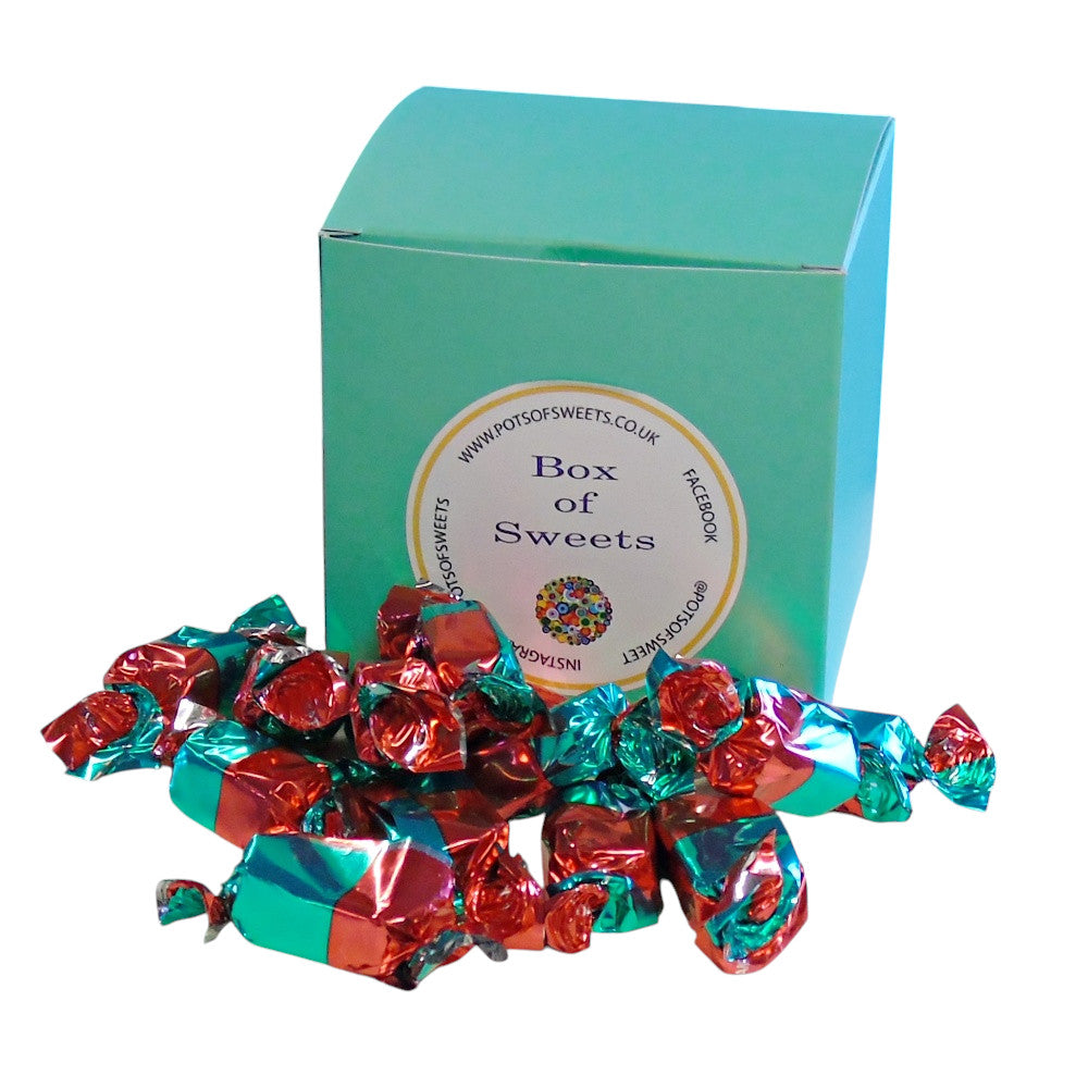 300g Square Coloured Box of Buchanan Chocolate Italian Creams