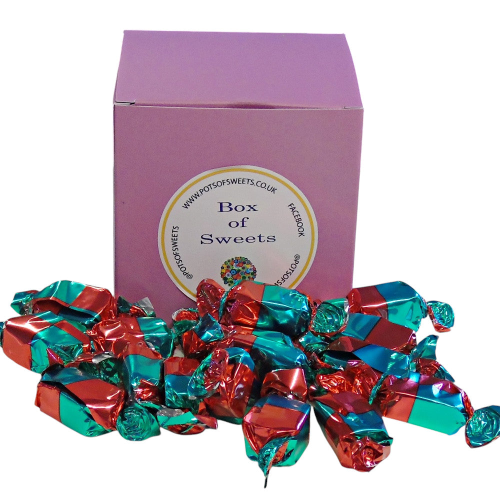 300g Square Coloured Box of Buchanan Chocolate Italian Creams