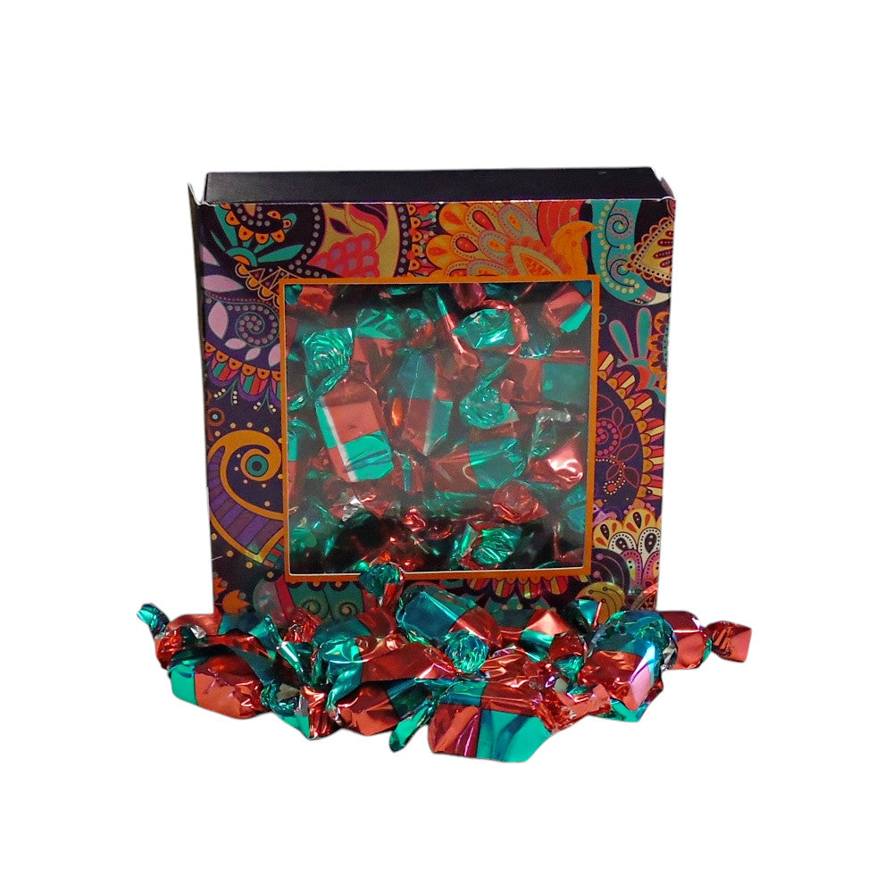 300g Square Window Patterned Box of Buchanan Chocolate Italian Creams