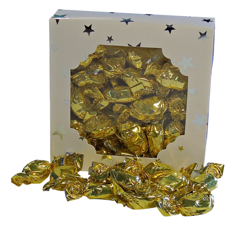 300g Square Window Patterned Box of Buchanan Butterscotch