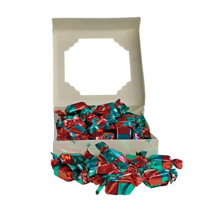 300g Square Window Patterned Box of Buchanan Chocolate Italian Creams