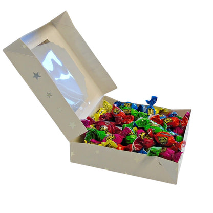 300g Square Window Star Pattern Box of Bazooka Juicy Drops