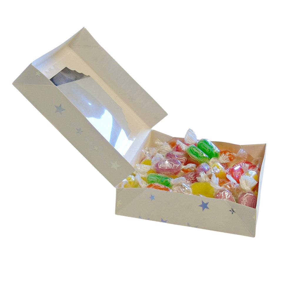 300g Square Window Star Pattern Box of Sherbet Fruits