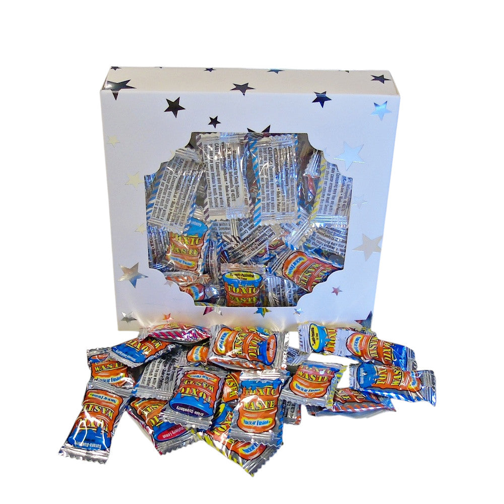300g Square Window Pattern Box of Toxic Waste Nuclear Fusion Super Sour Sweets
