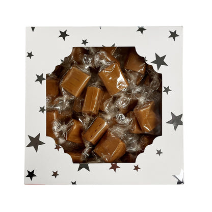 300g Square Star Patterned Box of Bristows Fudge