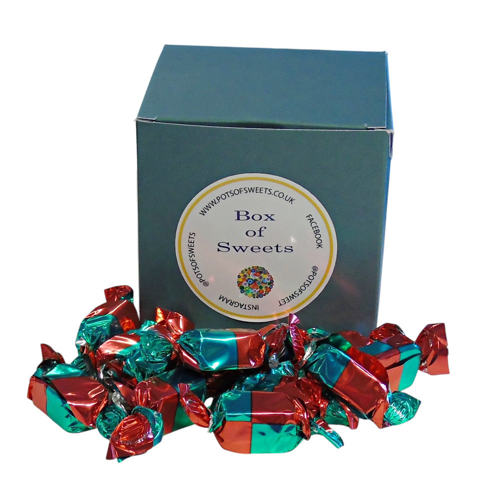 300g Square Coloured Box of Buchanan Chocolate Italian Creams