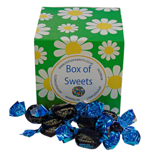 300g Flower Pattern Box of Buchanans Butter Toffee