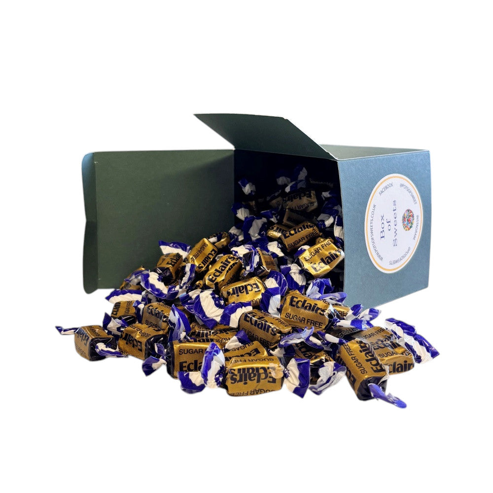 300g Square Box of Sugar Free Chocolate Eclairs