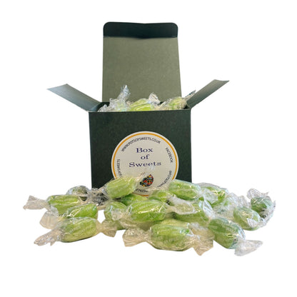 300g Square Box of Sugar Free Chocolate Limes Sweets