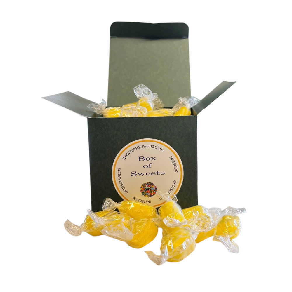 300g Square Box of Sugar Free Sherbet Lemons