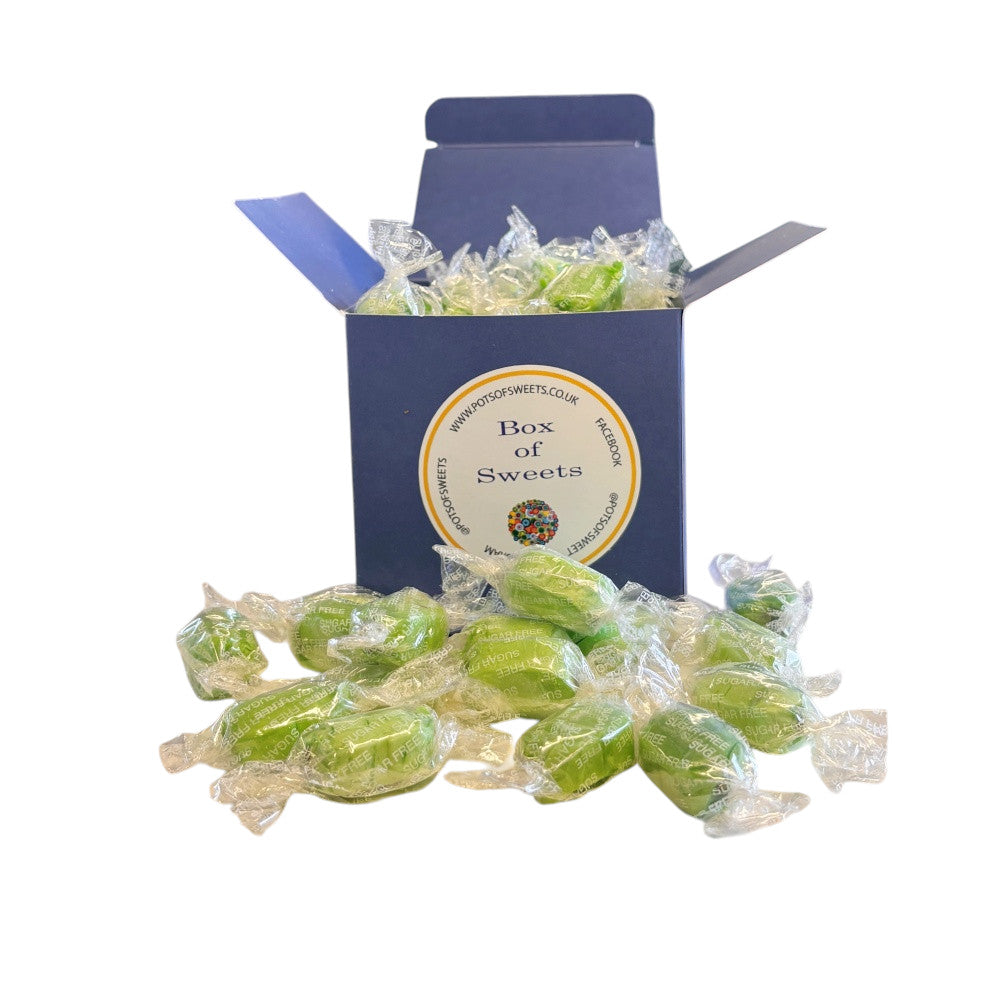 300g Square Box of Sugar Free Chocolate Limes Sweets