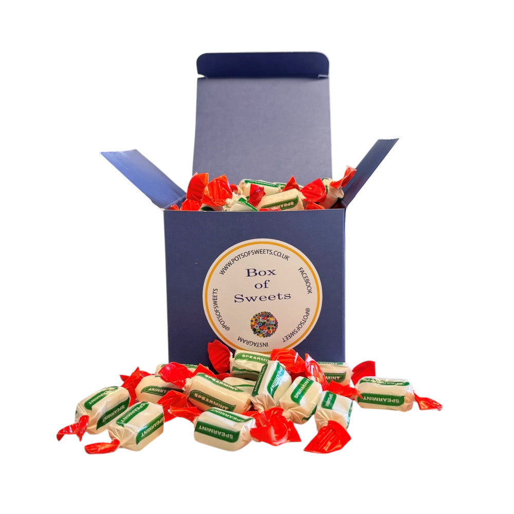 300g Square Box of Sugar Free Spearmint Chews