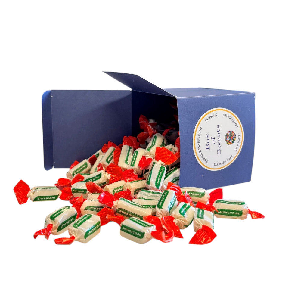 300g Square Box of Sugar Free Spearmint Chews