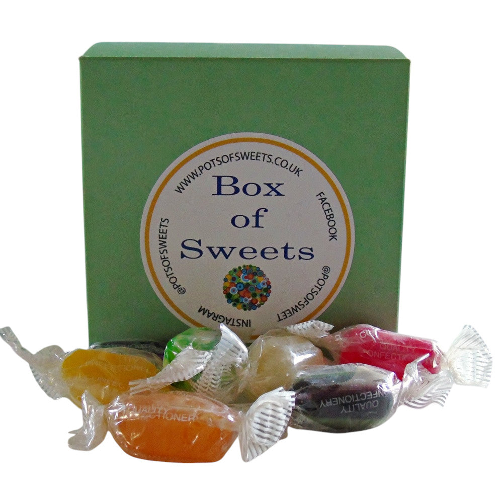 300g Square Box Buchanans Winter Mix Hard Boiled Sweets