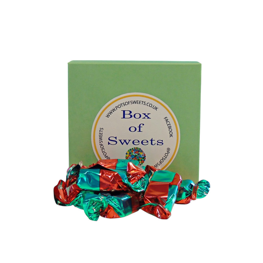 300g Square Coloured Box of Buchanan Chocolate Italian Creams