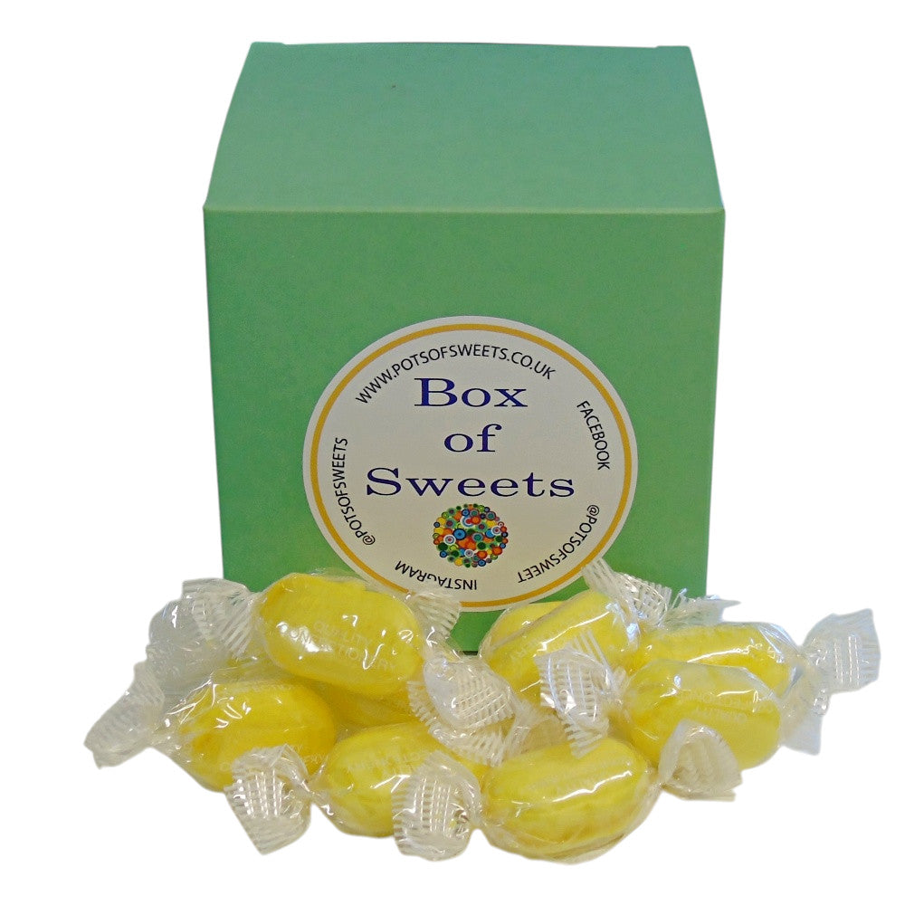 300g Square Box of Sherbet Lemon Sweets