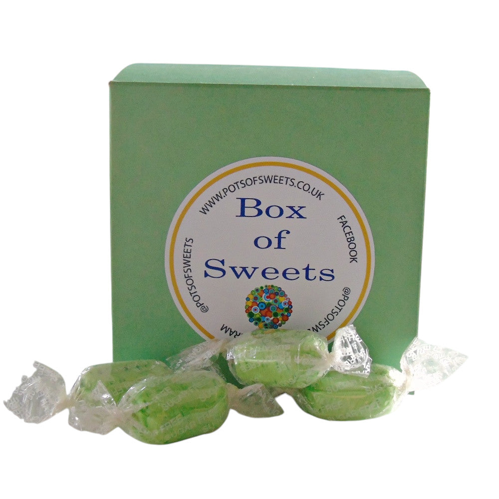 300g Square Box of Sugar Free Chocolate Limes Sweets