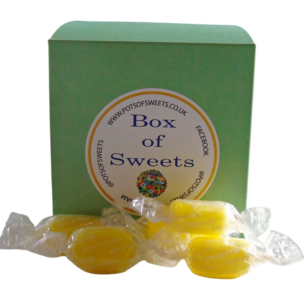 300g Square Box of Sugar Free Sherbet Lemons