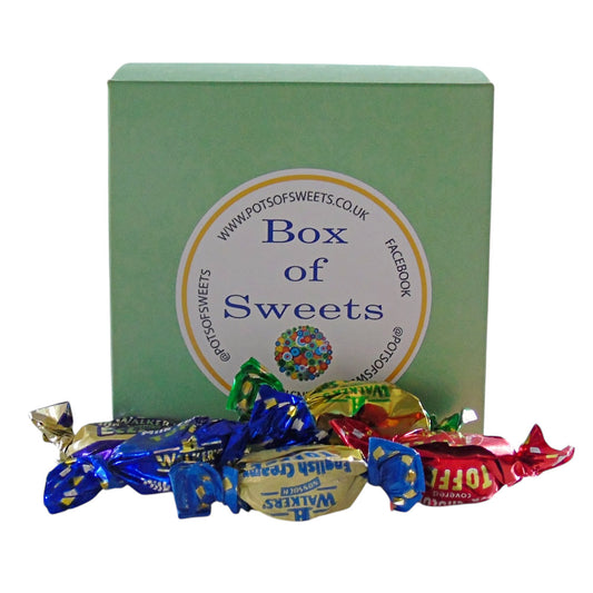300g Square Box of Walkers Assorted Toffees